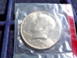 1974 - D Kennedy Half Dollar From Cello (not Roll) I - 26 - 18