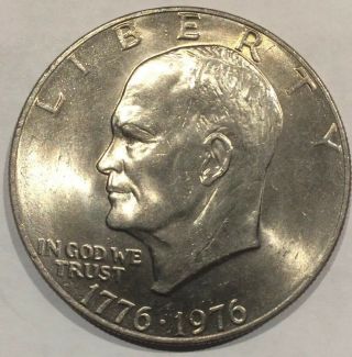 1776 - 1976 P - Bicentennial Eisenhower Silver Dollar