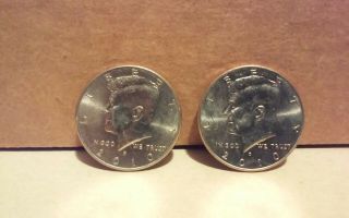 Usa Kennedy Half Dollar 50 Cents 2010 P And D