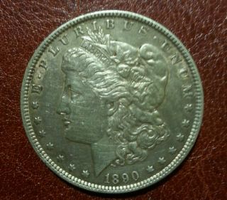 1890 $1 Morgan Silver Dollar