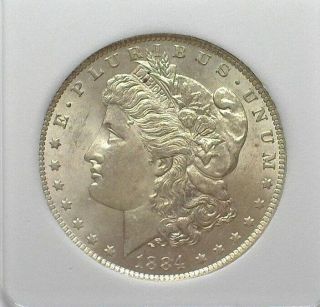 1884 - O Morgan Silver Dollar Near Gem Uncirculated,