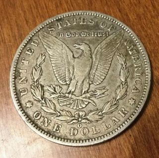 1890 O Morgan Silver Dollar United States Of America