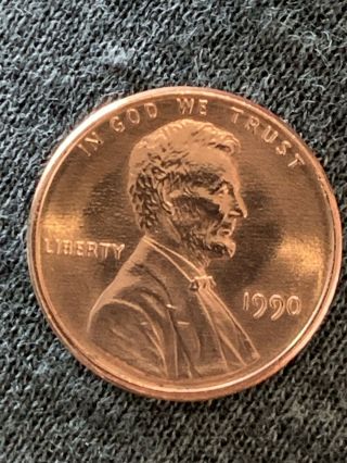 1990 No S Ddo Lincoln Memorial Us Penny/cent