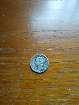 Fine 1919 S Mercury Silver Dime Coin