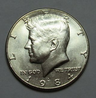 1984 P Kennedy Half Dollar In Bu