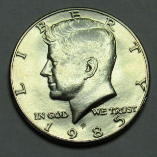 1985 P Kennedy Half Dollar In Bu