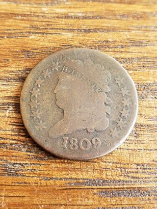 1809 U.  S.  1/2c Classic Head Half Cent