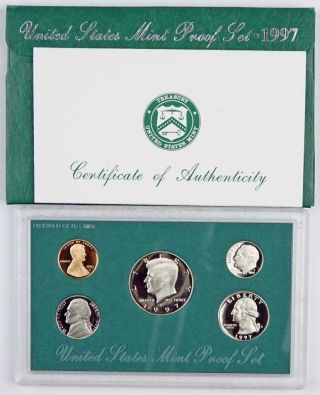 1997 United States Proof Set In Government Packaging