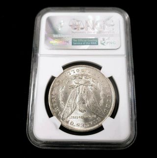 1890 US United States Morgan Silver $1 One Dollar NGC MS62 Collector Coin WD6030 2