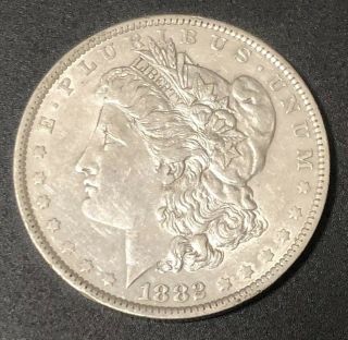 1882 O/s Vam 4 Morgan Silver Dollar $1 Top 100