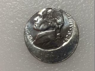 1989 P Us Error Nickel,  25 Off Center,  Coin