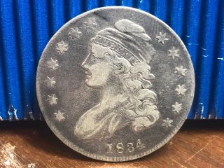 United States Us Capped Bust Half Dollar 1834 See Our Other Coin Listings