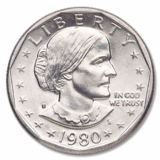 1980 - S Proof Susan B.  Anthony Dollar