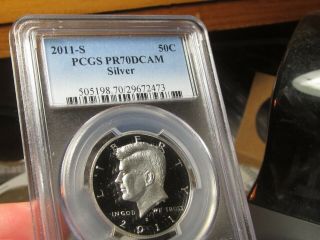 Perfect Silver Proof Kennedy Half 2011 - S Pcgs Pr - 70dcam The Top Pop