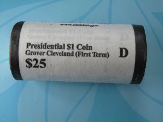 2012 - D Roll Grover Cleveland 1st Term Golden Presidential (25 Dollars) Roll