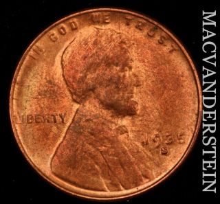 1935 - S Lincoln Wheat Cent - Brilliant Uncirculated Nr2076