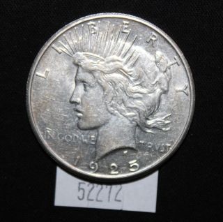 West Point Coins 1925 - S Peace Silver Dollar $1.  00 Au