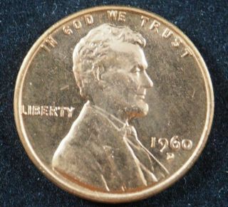 1960 D Small Date Lincoln Memorial Cent Penny (bu) Brilliant Uncirculated
