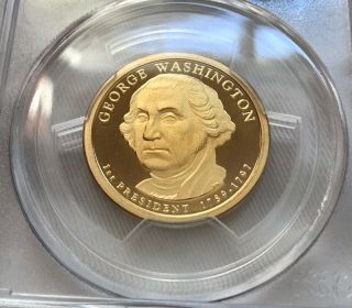 2007 D First President George Washington $1 First Day Of Issue Ngc Graded Ms65