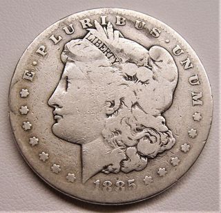 1885 - S Morgan Silver Dollar Looks To Be A Good Coin