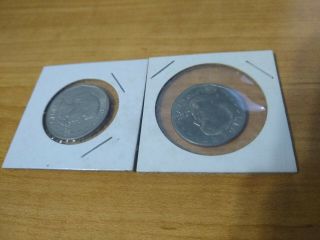 2 1979 S & P Susan B Anthony Dollar $1 Blob " S  P " Coins Coin