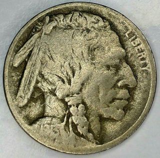 1913 - P 5c Buffalo Nickel Type - 1 19rr0808 Only 50 Cents For