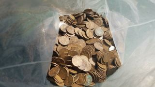 1lb Bag Of Unsearched Wheat Pennies Us Lincoln Cents Penny
