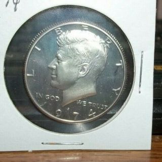 1974 S Clad Proof Kennedy Half Dollar 50 Cents
