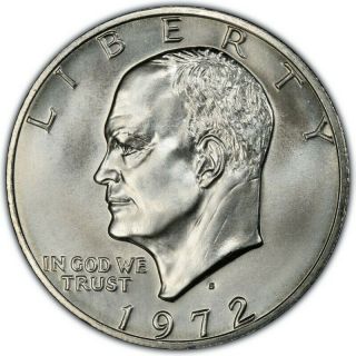 United States 1972 Eisenhower 1 Dollar Coin
