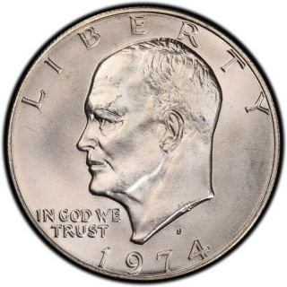 United States 1974 Eisenhower 1 Dollar Coin