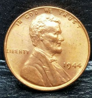1944 Lincoln Wheat Penny Cent - " Stunning " Gem/ Brilliant Uncirculated 46