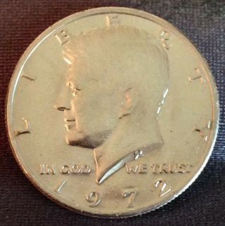 1972 - P 50c Kennedy Half Dollar Bu Brilliant Uncirculated