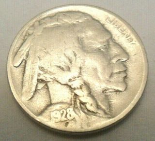 1928 S Indian Head " Buffalo " Nickel Ag Or Better