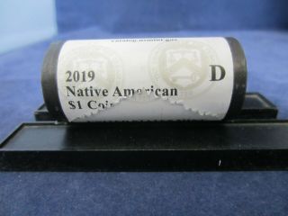2019 - D Roll Of $25 Sacagawea Dollars Ms Unc Contributions To U.  S.  Space Program