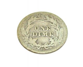 1916 - P BARBER ONE DIME COIN SILVER 90 C1789RZ 3