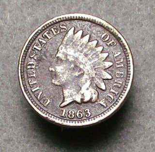 Civil War Relic 1863 Indian Head Penny