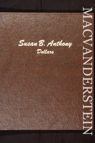 Susan B.  Anthony Dollars Dansco Album (13 Coins In Album) Alb45