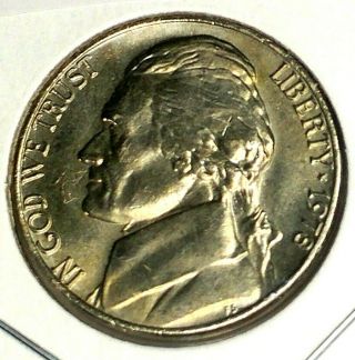 1978 - P 5c Jefferson Nickel 19rr0614 Bu Only 50 Cents For