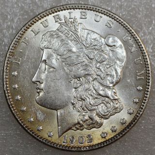 1902 - P $1 Morgan Silver Dollar Ch/gem Bu