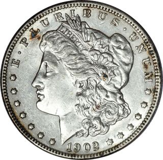 1902 - P Morgan Dollar Ch.  Au 2