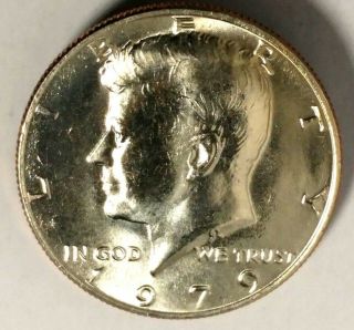 1979 - P 50c Kennedy Half Dollar D1716rr Bu Clad " Only 50 Cents For "