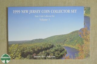1999 Jersey Coin Collector Set W/ Box - Volume 3 - Statehood Quarter