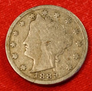 1889 Liberty V Nickel G Scarce Date Collector Coin Gift Ln338