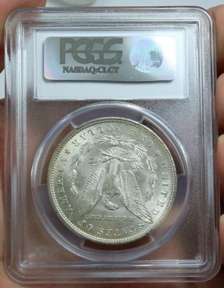 1884 - O Morgan Dollar $1 PCGS Graded MS63 Silver Coin 3