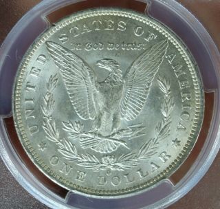 1884 - O Morgan Dollar $1 PCGS Graded MS63 Silver Coin 4