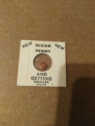 Nixon Penny Authentic 1974 Vintage - - Collectible Novelty Item