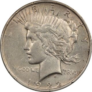 1922 Peace Dollar - Vam 2c Extra Hair Lds - Example