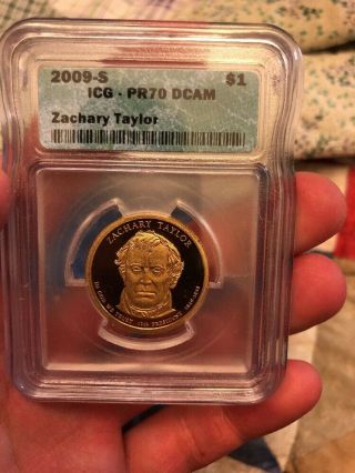 2009 - S Pr70 Dcam Icg | Zachary Taylor $1 Presidential Dollar Proof