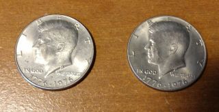 1976 P & D Kennedy Half Dollar Set (2 Coins)