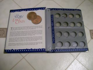 EXTRA RARE THE OFFICIAL U.  S COIN ALBUM LARGE CENTS 1793 - 1857 SHIPPIHG 2